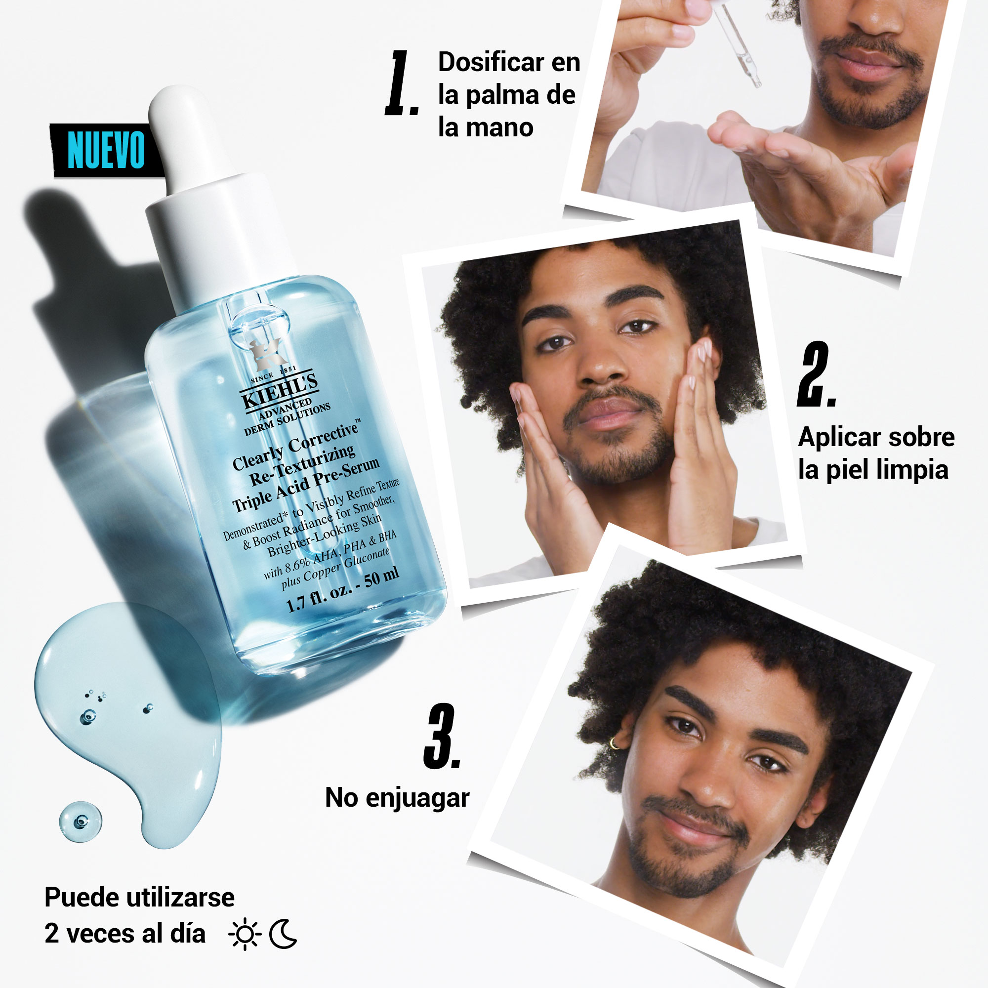 CLEARLY CORRECTIVE™ DAILY RE-TEXTURIZING TRIPLE ACID PEEL (EXFOLIANTE PARA LA PIEL)